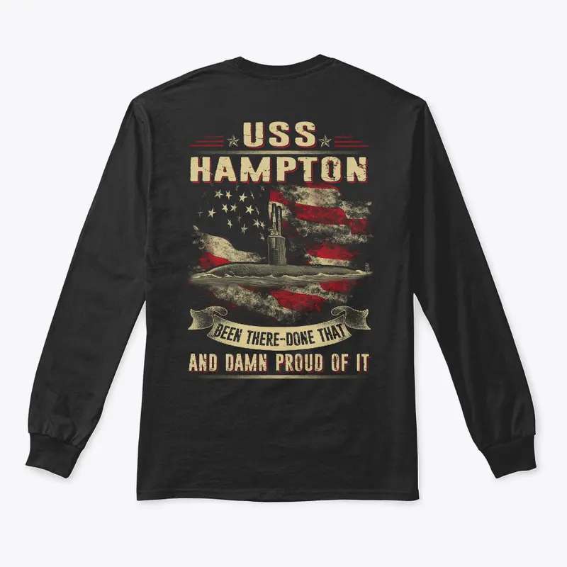 USS Hampton (SSN-767) Hoodie