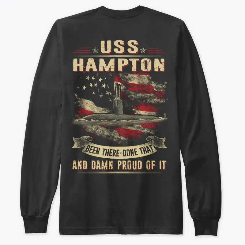 USS Hampton (SSN-767) Hoodie